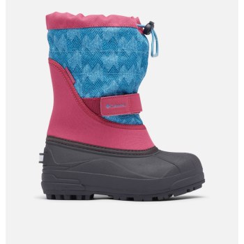 Columbia Powderbug Plus II Print Snow, Botas Fucsia Oscuro Para Niña | 698135-CVG